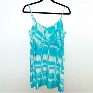 Rieley Collection Die Dye Silk Slip Dress Small